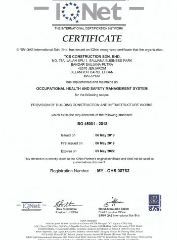 IQNET ISO 45001-2018